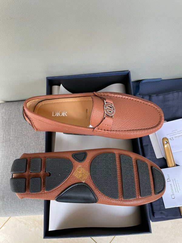 CD JUAL ICON BUCKLE LOAFER CIDER GRAINED CALFSKIN