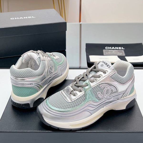 CC Sneaker In Grey Mesh Fabric 149789