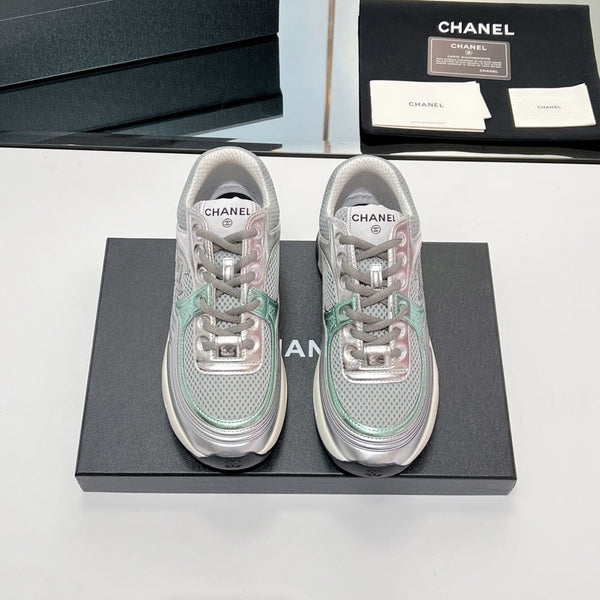 CC Sneaker In Grey Mesh Fabric 149789