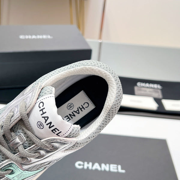 CC Sneaker In Grey Mesh Fabric 149789