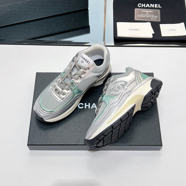 CC Sneaker In Grey Mesh Fabric 149789