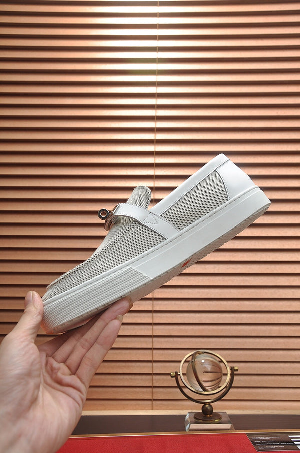 HM GAME SLIP-ON SNEAKER BLACK PLUM AND WHITE DENIM