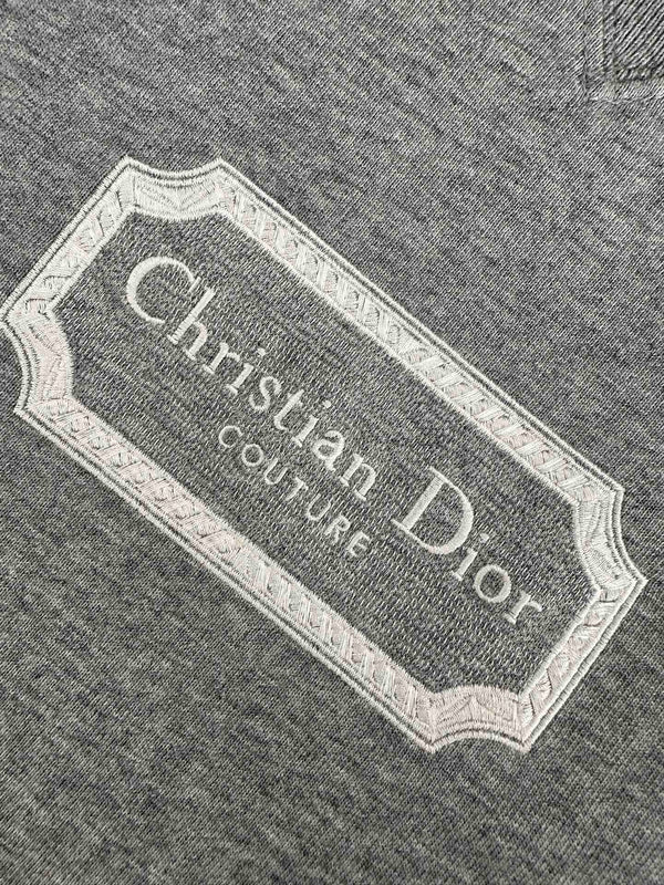 CD Loose T-shirt Gray Cotton