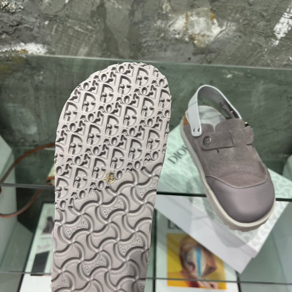 CD x Birkenstock Tokio Mule Grey Suede