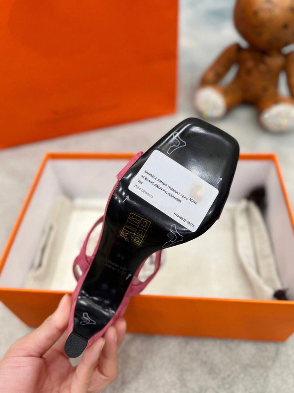 Glamour 95 Sandal Pink Suede