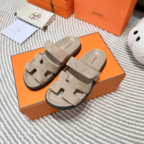 Sandalo HM Cyprus in camoscio beige 963236