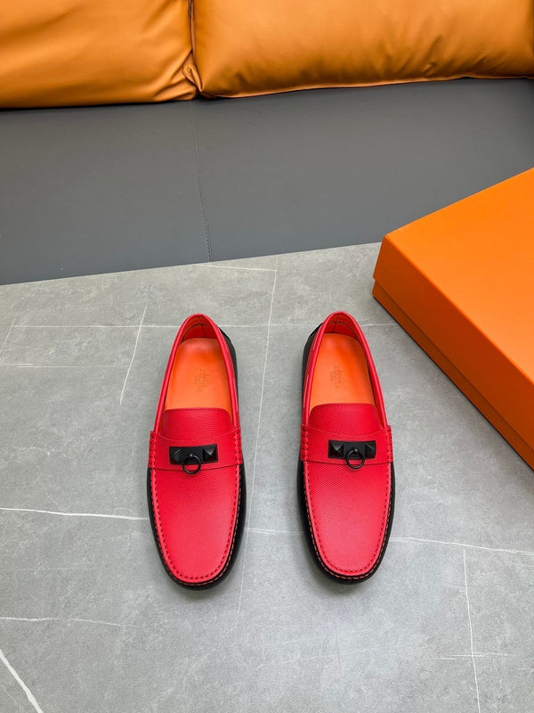 HM IRVING LOAFER ROSE CALFSKIN