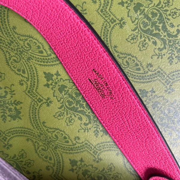 BORSA A TRACOLLA APHRODITE MINI 21 IN PELLE DI VITELLO ROSA BRILLANTE