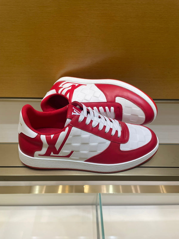LV RIVOLI SNEAKER MEN RED WHITE