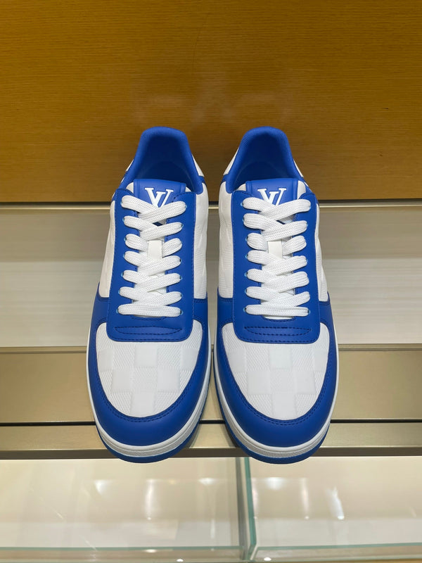 LV RIVOLI SNEAKER MEN BLUE WHITE