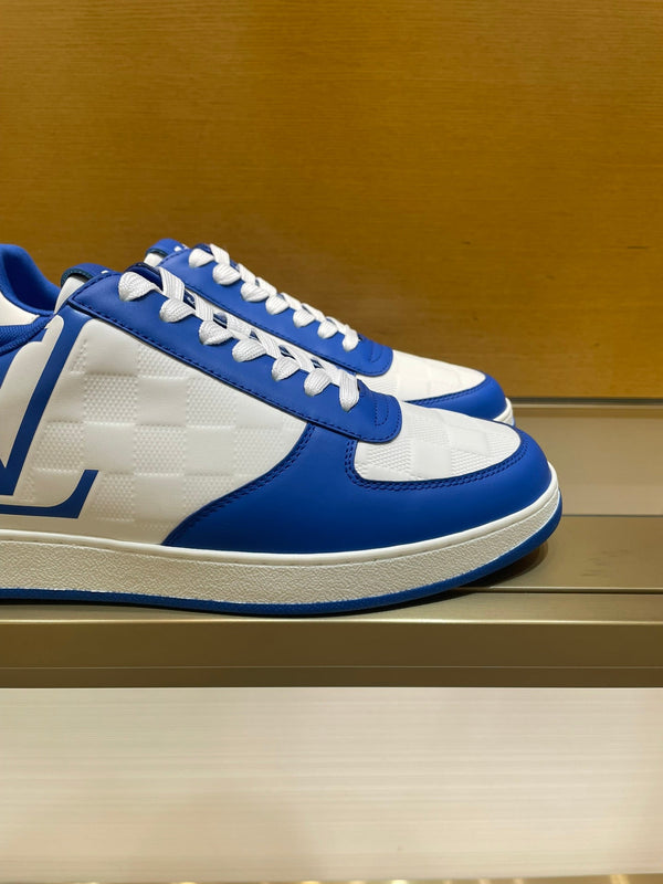 LV RIVOLI SNEAKER MEN BLUE WHITE