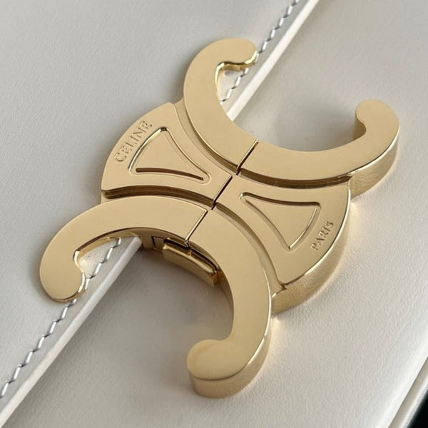 TRIOMPHE 20 WHITE CREAM CALFSKIN