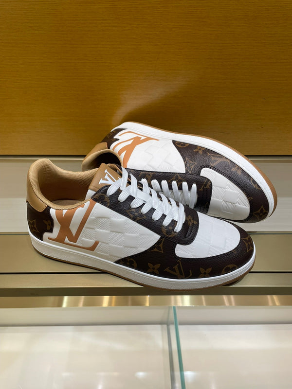 LV RIVOLI SNEAKER UOMO MARRONE BIANCO