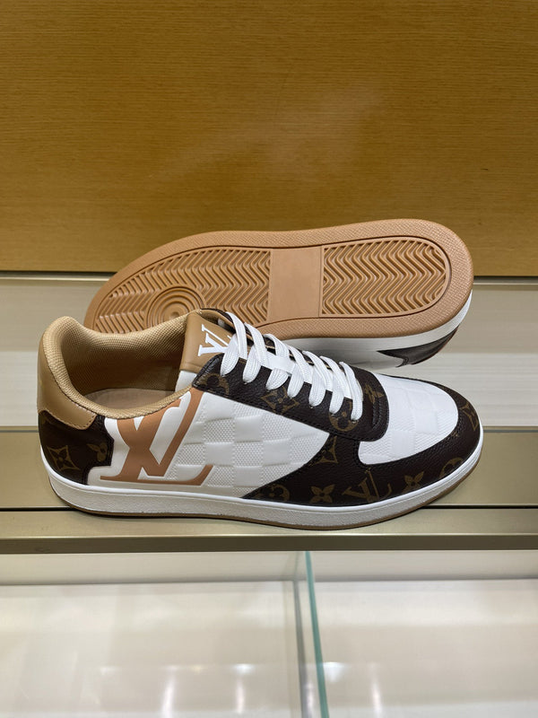 LV RIVOLI SNEAKER UOMO MARRONE BIANCO