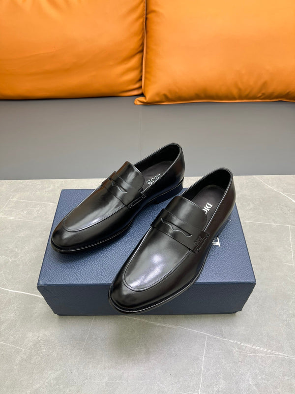 CD GRANVILLE LOAFER IN PELLE DI VITELLO NERA