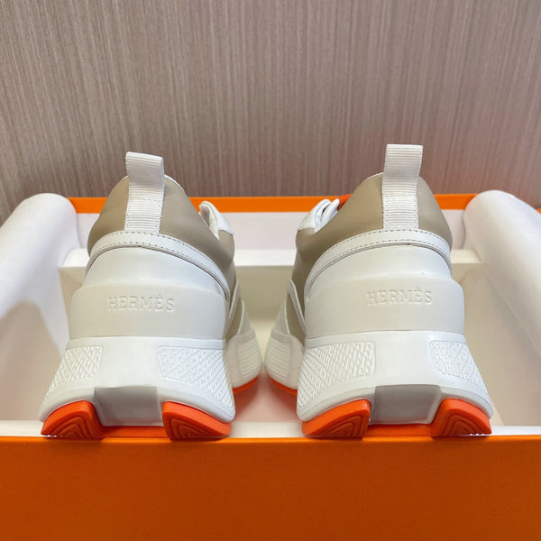 GIGA SNEAKER BEIGE MIX WHITE CALFSKIN