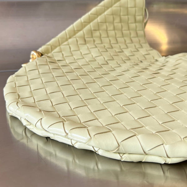 MEDIUM SOLSTICE 44 DARK CREMA LAMBSKIN