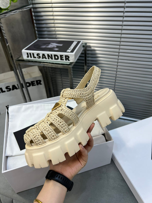 Sandali Pra Monolith Crochet Cage 55 Beige