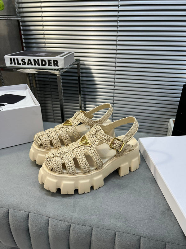 Sandali Pra Monolith Crochet Cage 55 Beige