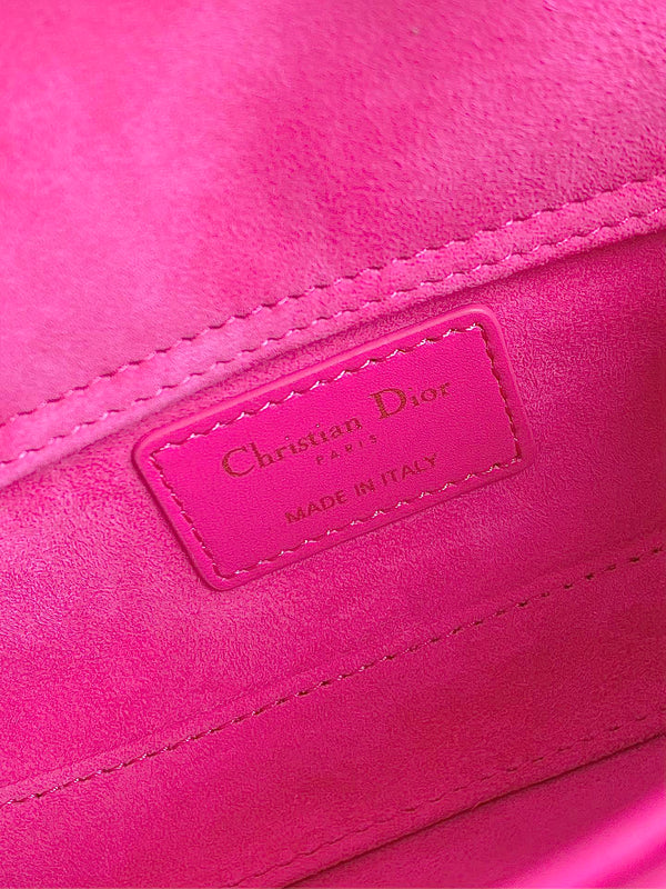 MINI D-JOY BAG 17 IN HOT PINK LAMBSKIN