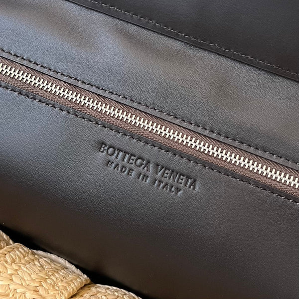 CASSETTE 44 TOTE BEIGE AND BLACK VISCOSE