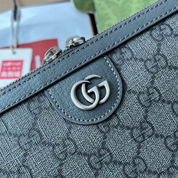 Borsa a tracolla Gucci 35 in tela grigia 240021