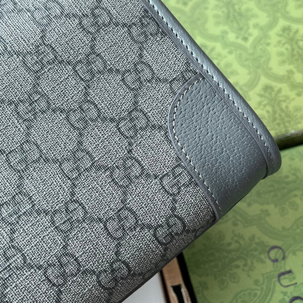 Borsa a tracolla Gucci 35 in tela grigia 240021