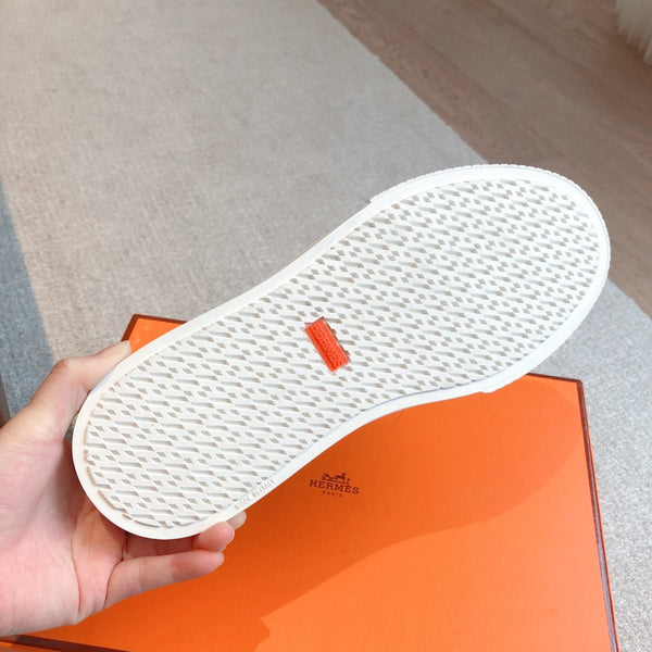 HM GAME SLIP-ON CROCODILE MOTIF SNEAKER BLACK CALFSKIN