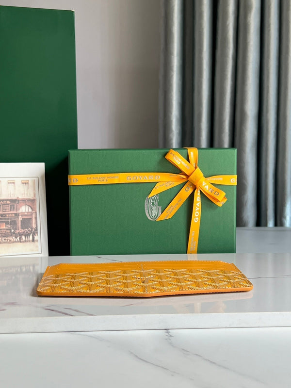 INSERT LOUISE 21 IN YELLOW GOYARDINE CANVAS