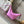 LOE LUNA HOBO 28 BAG IN HOT PINK CALFSKIN