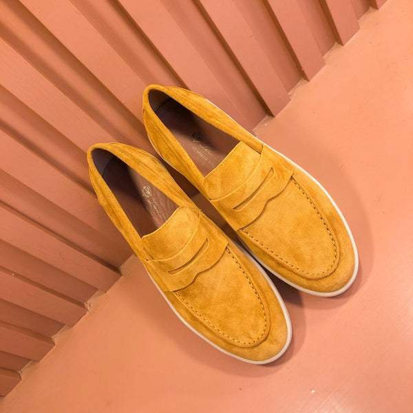 LP RETRO SUMMER WALK LOAFERS BRONZE SUEDE