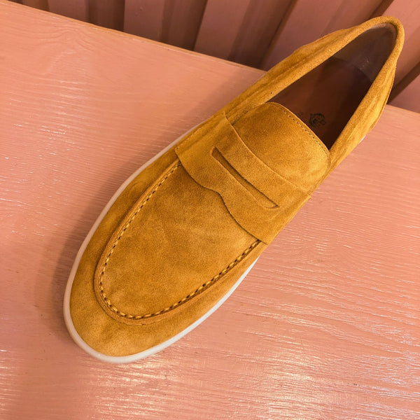 LP RETRO SUMMER WALK LOAFERS BRONZE SUEDE