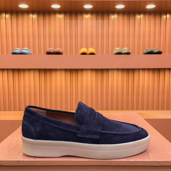 LP RETRO SUMMER WALK LOAFERS DENIM SUEDE