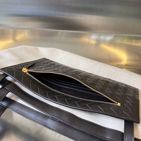 FLIP FLAP 38 IN TELA BIANCA E PELLE NERA