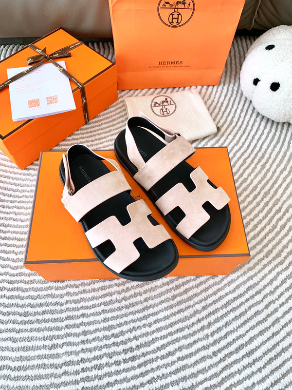 HM Genius Sandal Pastel Pink Suede 963539