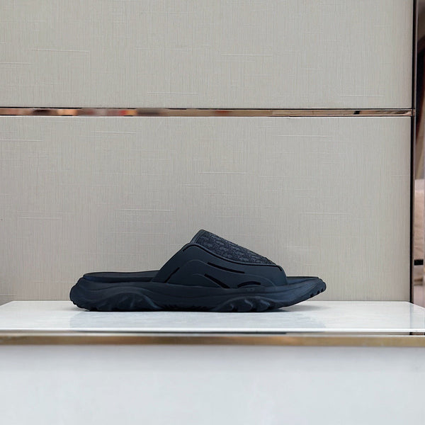 CD H-TOWN SANDAL BLACK JACQUARD