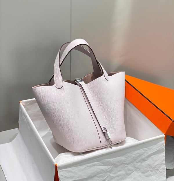 picotin lock 22 rosa tenue togo shw