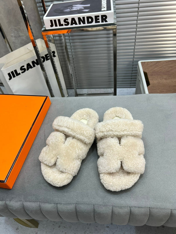 HM Chypre Sandal White Fleece Wool 953870