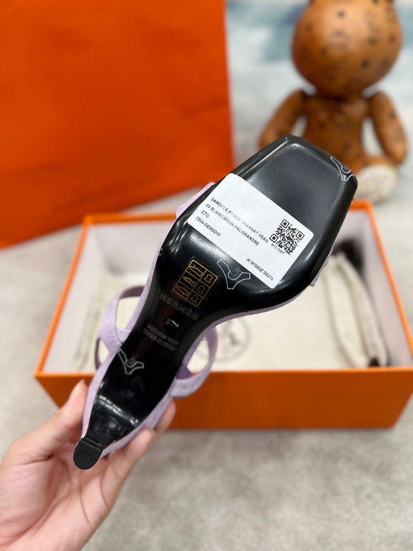 Glamour 75 Sandal Purple Suede