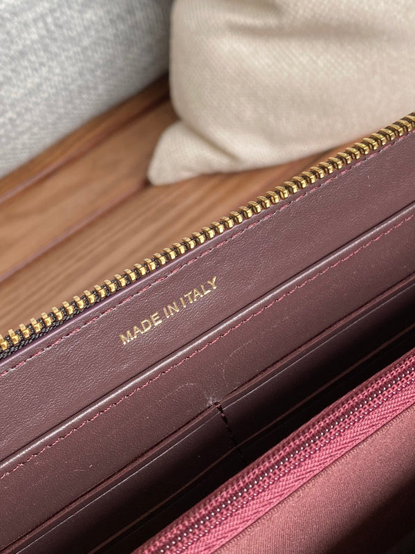 CC Zippy Long Wallet 19.5cm Black Caviar GHW 223945