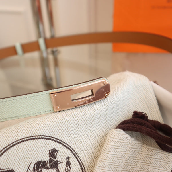 hm kelly belt 18mm aspirin blue epsom leather