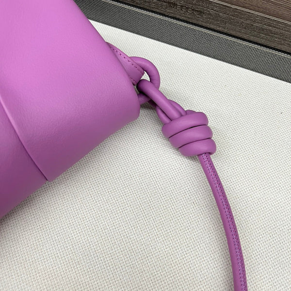 Loew Paseo Shoulder Bag 25cm Light Magenta Cowhide