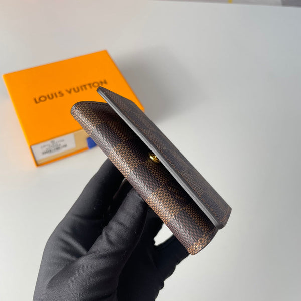 LV Enveloppe Carte De Visite Card Holder Damier Ebene Canvas 221500