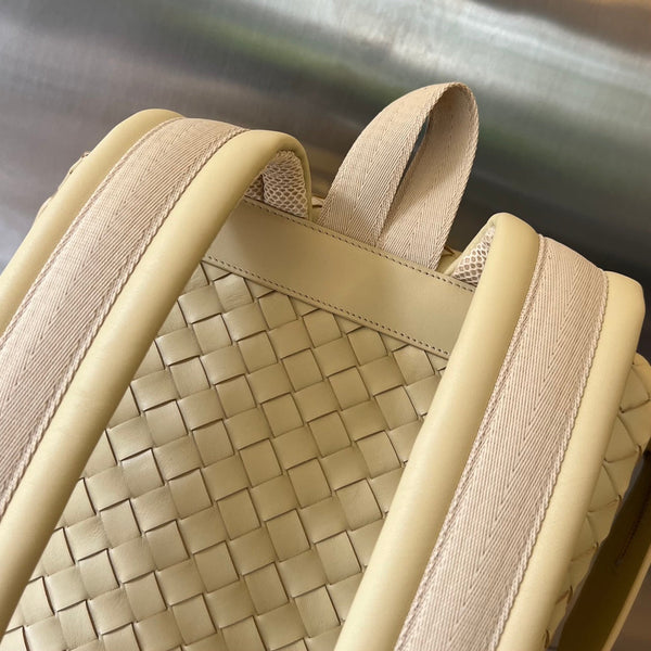 ZAINO 42 IN PELLE DI VITELLO BEIGE