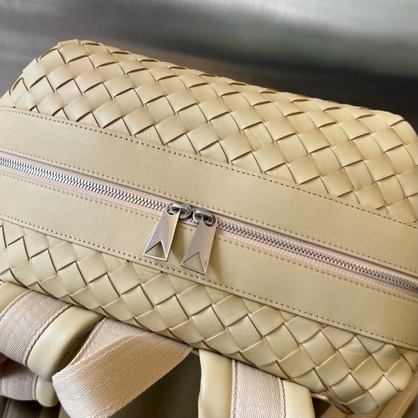 ZAINO 42 IN PELLE DI VITELLO BEIGE