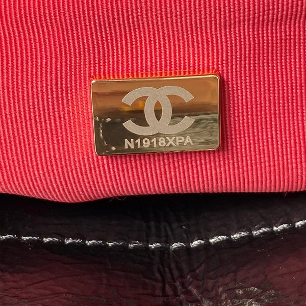 borsa hobo cc 21.5 in pelle cerata e oliata nera