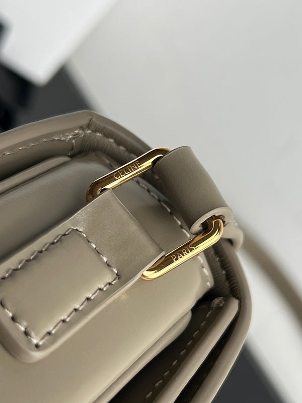 TRIPHOME TEEN 22 PEBBLE GRAY PELLE DI MUCCA