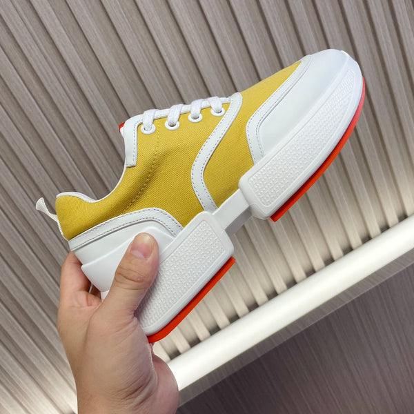 GIGA SNEAKER YELLOW MIX WHITE CALFSKIN
