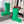 CROCS BOOTS IN GREEN RUBBER