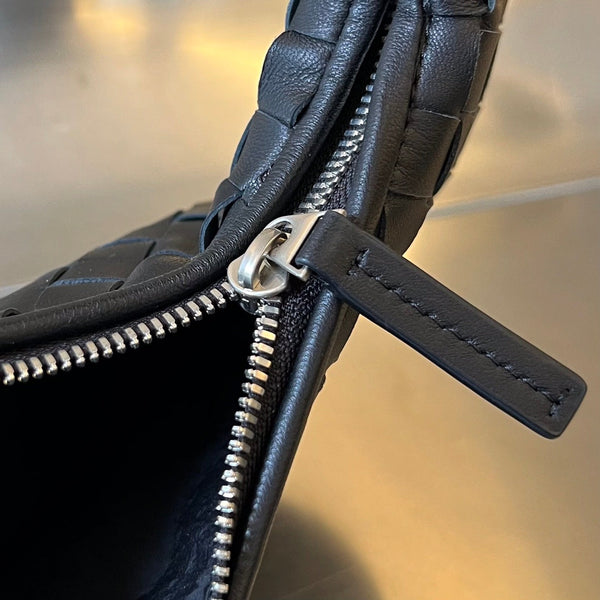 BORSA BUDDY 59 IN PELLE DI VITELLO NERA